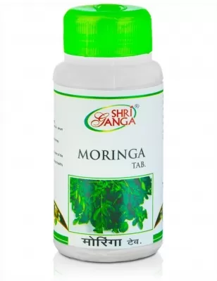 Моринга (Moringa), Shri Ganga, 60 таб.    