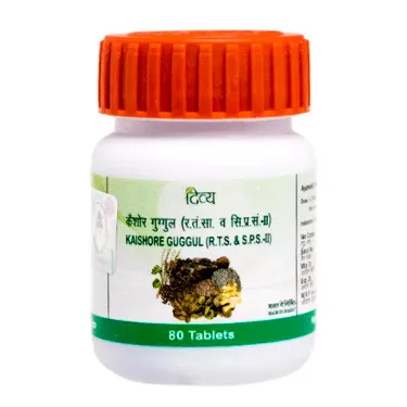 Кайшор Гуггул (Kaishore Guggul), Divya/Patanjali, 80 таб.