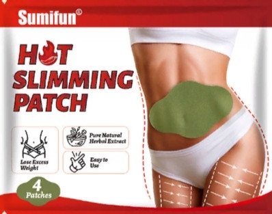 Хот Слиминг (Hot Slimming Patch Sumifun) пластырь для похудения, 4 шт