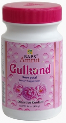 -15% Гулканд, джем из вяленых лепестков роз (Gulkand), Baps Amrut, 400г (срок 30.07.2024)