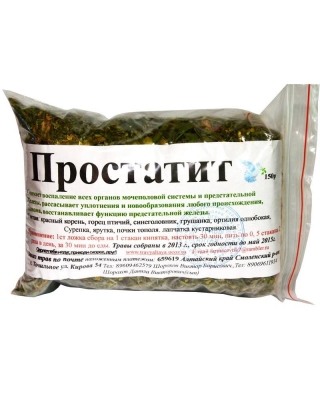 При простатите, травяной сбор, Славные Tравы Алтая, 160 г ± 10г