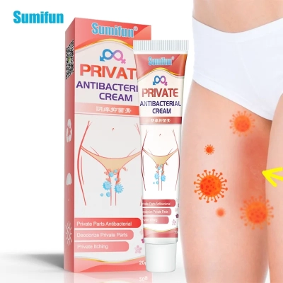 Приват (Private Antibacterial Cream Sumifun) женский антибактериальный крем для интимной гигиены, 20 г