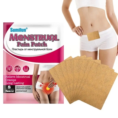 Менструал (Menstrual Pain Patch Sumifun) пластырь от менструальной боли, 8 шт