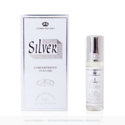 Арабские масляые духи «Серебро» (Silver), Al-Rehab, 6 мл
